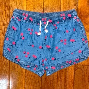 OshKosh girls cherry 🍒 shorts size 12